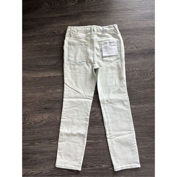 NWT Good American Good Classic Light Blue Indigo 121 Straight Leg Jeans Sz 4/27 - Picture 8 of 8